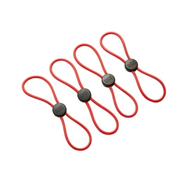 Abbildung von Kuhn Rikon Rot 21084 Elastische Schnellverschlüsse 4 Set, Silikon