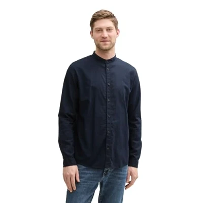 Abbildung von TOM Tailor Regular FIT Hemd, Herren, Größe: Medium, Sky captain blue
