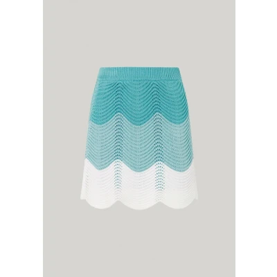 Abbildung von Pepe Jeans Alinienrock, Damen, Größe: Large, Wave blue