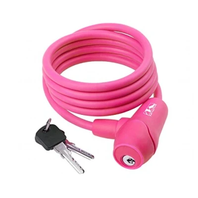 Abbildung von M Wave Spiralkabelschloss, 231018, Pink