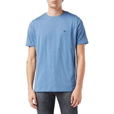 Abbildung von Fynch Hatton Herren, Basic T Shirt, Blau (Pacific 623), Small (Herstellergröße: S)