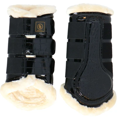 Abbildung von BR Beinschutz Majestic Lacquer Schwarz XL