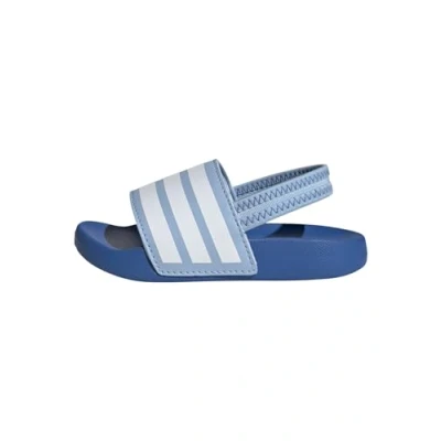 Abbildung von adidas Unisex Baby Adilette ESTRAP Slides Infants RUTSCHEN, Clear Sky/Cloud White/Bright Royal