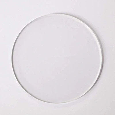Abbildung von 20 Stück Acryl Lucite Kreise, Acryl, runder Kreis, transparenter Cisc für DIY Projekte und Handwerk, 3 mm Dicke (transparent, 7 cm)