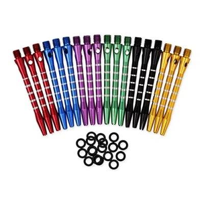 Abbildung von SCSpecial Dart Schaft 53 Millimeter Aluminium Shafts 18 Stück Harrow Stems Wurfbeschlag mit O&#039;ring