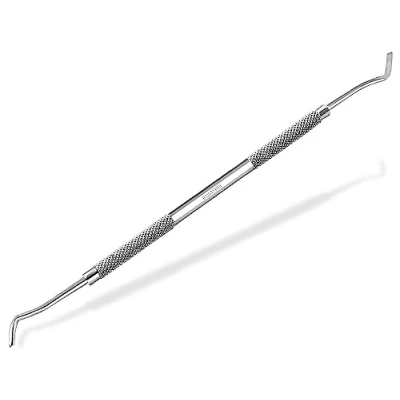 Abbildung von Eckenheber für Fußnägel Edelstahl Fußpflegeinstrument mit langen geschliffenen Enden Fußpflege Nagelheber Nagelpflege Doppelinstrument Pediküre Instrument vom Fachhandel