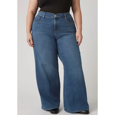 Abbildung von Levi&#039;s Plus Shaping Wide LEG Leg, Damen, Größe: 46x32, Clever girl