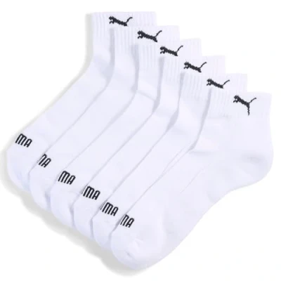 Abbildung von Puma Unisex Quarter Sock, Black, 39/42 (3er Pack)