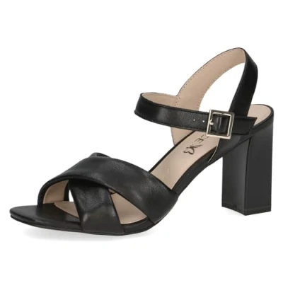 Abbildung von Caprice High Heel Sandalette, Damen, Größe: 38, Black softnap Schuhe