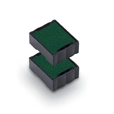 Abbildung von Trodat Ersatzkissen 6/4921 für Printy 4921 Stempelfarbe grün, Abdruck 12x12mm, 2er Pack