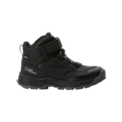 Abbildung von Jack Wolfskin Cyrox Texapore MID K Hikingschuh für Kinder, Größe: 32, Black Soft synthetic