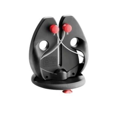 Abbildung von F. DICK Messerschärfer Rapid Steel Action (Schärfer zum Durchziehen; Stäbe aus Edelstahl) 90091000, ohne Standplatte schwarz, 20 cm