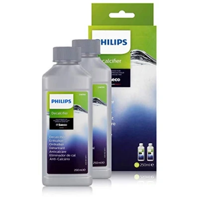 Abbildung von Philips Universal Flüssig Entkalker für Kaffeevollautomaten, Vorteilspack, 0.5 Liter, 6 x 16 cm, Grau
