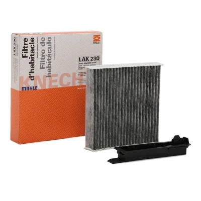 Abbildung von MAHLE ORIGINAL LAK 230 Innenraumfilter Aktivkohlefilter 181,0 181 43,0 RENAULT: Duster, CLIO 3, 2, DACIA: Duster Off Road, Sandero I, Van