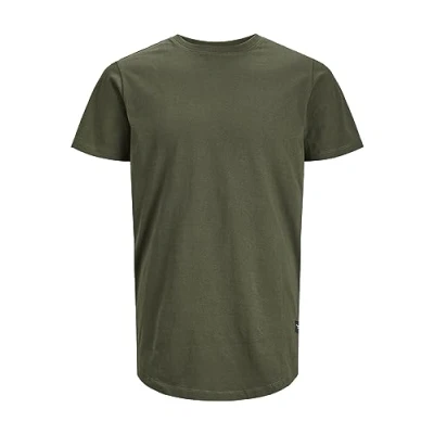 Abbildung von Jack &amp; Jones ENOA CREW NECK Tshirt basic, Herren, Größe: Small, Forest night