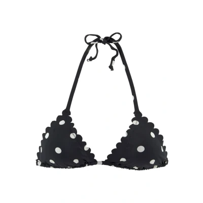 Abbildung von Lascana Bikinitop, Damen, Größe: 36xA/B, Schwarz weiß