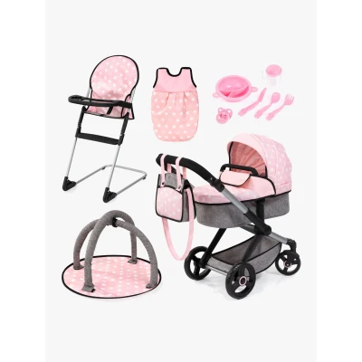 Abbildung von Bayer Design Combi Puppenwagen Xeo Set, Soft Pink
