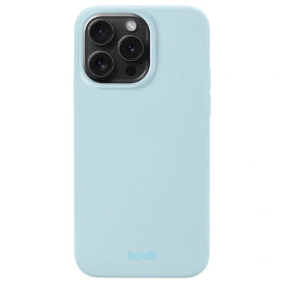 Abbildung von Holdit Silikon Back Cover Blau Apple iPhone 14 Pro Max
