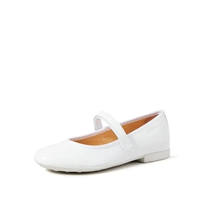 Abbildung von Geox Mädchen Jr Plie&#039; Ballerinas, Weiß, 39 EU