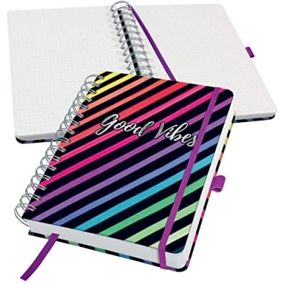 Abbildung von SIGEL JN651 Spiralblock Notizblock Bullet Journal Jolie, dot Lineatur, ca. A5, 240 Seiten, vegan, aus nachhaltigem Papier hergestellt