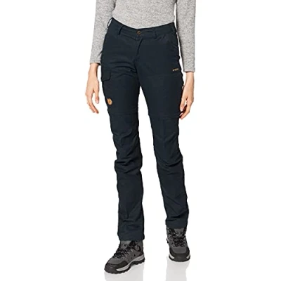 Abbildung von Fjäll Räven Damen Karla Pro Reißverschlusshose, Dark Navy, 36 EU