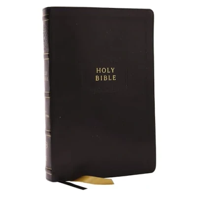 Abbildung von KJV Holy Bible with Apocrypha and 73,000 Center Column Cross References, Black Leathersoft, Red Letter, Comfort Print: King James Version