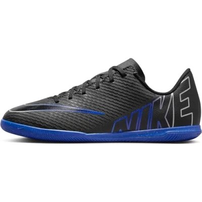 Abbildung von Nike Performance JR Vapor 15 CLUB IC Fußballschuh Halle für Kinder, Größe: 33.5, Black/chrome/hyper royal Schuhe