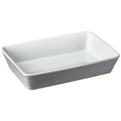 Abbildung von Küchenprofi 07 5011 82 30 Auflaufform &quot;Burgund&quot;, Porzellan, weiß, x 15 10 cm