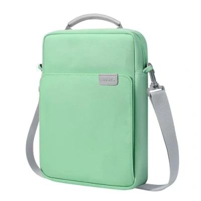 Abbildung von TiMOVO 9 11&quot; Funda para Tableta Con Correa de Hombro iPad 10ª Gen. 10.9&quot;, 9ª/8ª/7ª 10.2&quot;, Air 11/Air 5ª/4ª 10.9&quot;,Galaxy Tab A9+/A9 Plus 11&quot;, Bodhi Grün