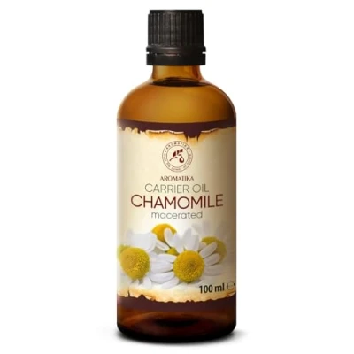 Abbildung von Kamillenöl 100ml Chamomilla Natürliches Kamillen Öl Trägeröl Basisöl Pflege für Gesicht Nägel Hände Haare Massage Körperpflege