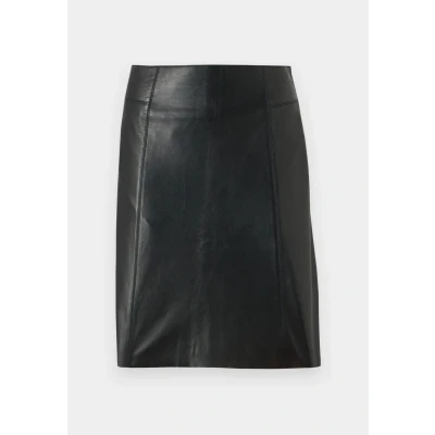 Abbildung von Selected Femme Slfnew IBI MW B NOOS Alinienrock, Damen, Größe: 34, Black