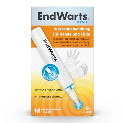 Abbildung von EndWarts PEN F: Warzen entfernen, Warzenentferner mit Ameisensäure, zur Warzenentfernung, Stift für ca. 30 Behandlungen