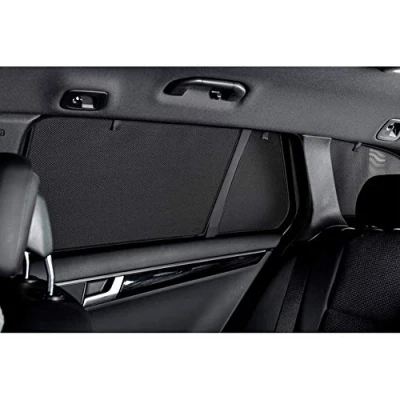 Abbildung von Satz Car Shades kompatibel mit Volkswagen Tiguan II Allspace 2017 (6 teilig), Schwarz