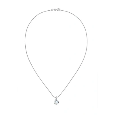 Abbildung von Elli Classic Solitaire Halskette, Damen, Größe: 45, Silber