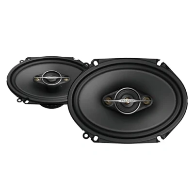 Abbildung von Pioneer TS A6881F 6 x 8 4 Weg Koaxial Lautsprecher Set mit 2 Lautsprechern (je 350 W max., 80 Sinus), kraftvoller Klang, hoher Wirkungsgrad, 62 mm Einbautiefe, 133 191 Einbauausschnitt