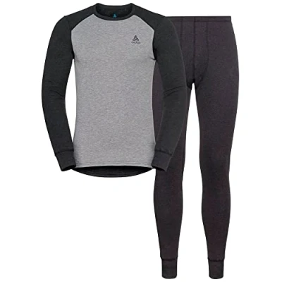 Abbildung von ODLO Funktion Active WARM ECO SET 2TEILIG Unterwäsche Set, Herren, Größe: 50/52, Dark grey