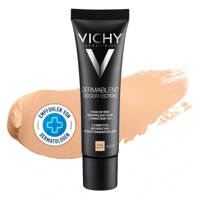 Abbildung von Vichy Dermablend 3D Correction Foundation 25 Nude 30 ml