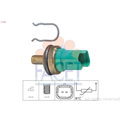 Abbildung von FACET 7.3292 Sensor, Kühlmitteltemperatur Made in Italy OE Equivalent
