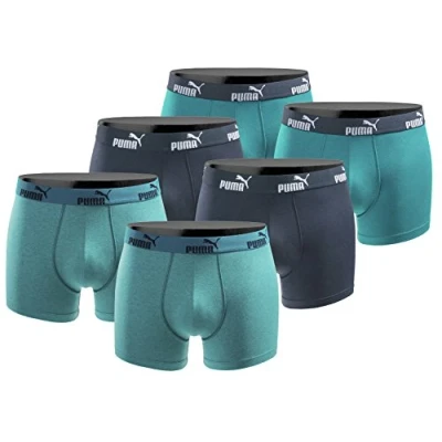 Abbildung von PUMA Boxershort 6er Pack Herren Basic Black Limited Edition New Ocean Gr. M