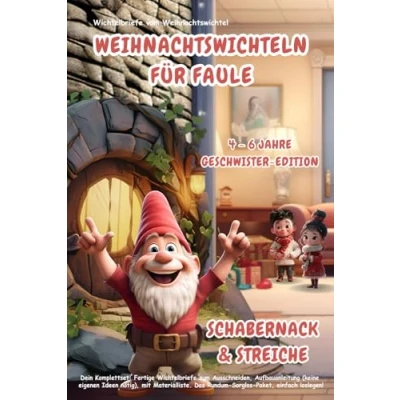 Abbildung von Wichtelbriefe vom Weihnachtswichtel Weihnachtswichteln für Faule: Schabernack &amp; Streiche (4 6 Jahre) Geschwister Edition: Komplettset: Fertige ... Ideen nötig). Das Rundum Sorglos Paket!