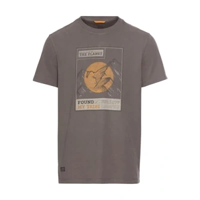 Abbildung von camel active Tshirt print, Herren, Größe: XL, Rock grey