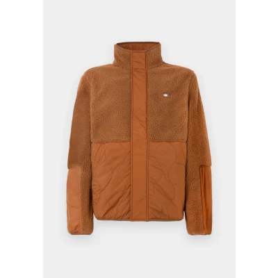 Abbildung von Tommy Jeans Steppjacke »TJM ESSENTL MIX TEDDY«, relaxed fit, mit Teddy Fleece, Stehkragen