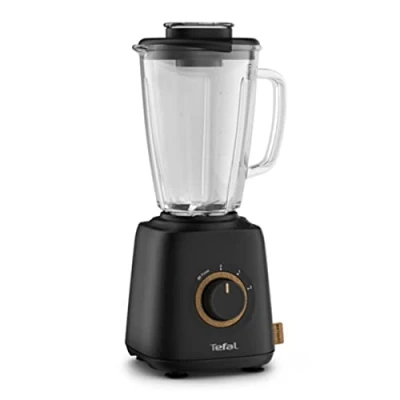 Abbildung von Tefal BL46EN Eco Respect Standmixer 800 W Motor Design 1,75 Liter Fassungsvermögen heiße und kalte Rezepte Drehknopf mit 2 Geschwindigkeiten Pulse Funktion Schwarz