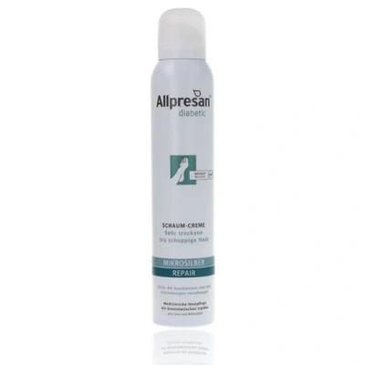 Abbildung von Allpresan diabetic Mikrosilber + REPAIR Schaum Creme mit für sehr trockene bis schuppige Haut bei Diabetes mellitus 200ml