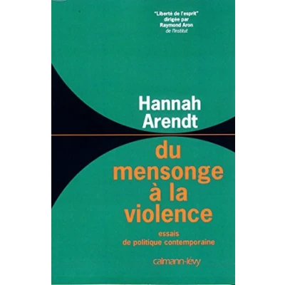 Abbildung von Du mensonge à la violence: Essais de politique contemporaine