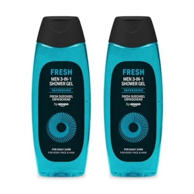 Abbildung von by Amazon Fresh 3in1 Duschgel, für Herren, 2 x 500 ml