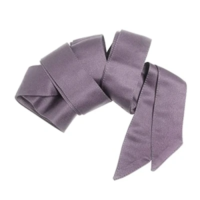 Abbildung von Maya Deluxe Women&#039;s Womens Ladies Satin Sash Waist Tie Ribbon Bow Accessory for Bridesmaids Bridal Wedding Prom Evening Occasion Belt, Moody Lilac, S M