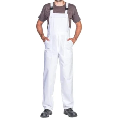 Abbildung von ProWear Arbeitslatzhose Herren Arbeitshose Latzhose, Weis, Gr. XXL