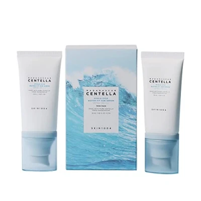 Abbildung von SKIN1004 Madagascar Centella Hyalu Cica Water Fit Sun Serum Set (2 teilig)