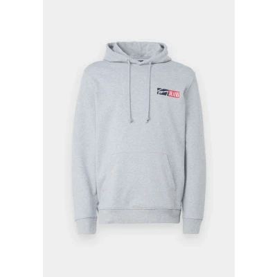 Abbildung von Tommy Jeans Entry Graphic Hoodie Sweatshirt, Herren, Größe: 62, Grey